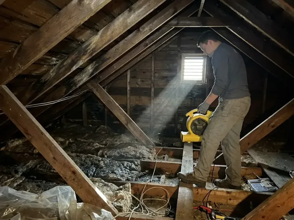 attic-water-damage-drying-proc-007 — frequently asked questions, Emergency Water Extraction & 24/7 Flood Response in Hazel D…